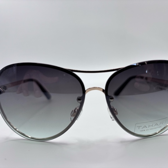 Tahari Women's Cat-Eye Aviator Oversized Sunglasses - Picture 8 of 9